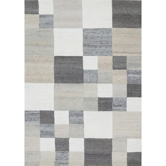 Cassa Undyed Natural Wool Area Rug – Soft & Durable Rectangular Carpet for Bedroom, Office, Dining Room, Home Decor, Available in Sizes 3 to 14 ft