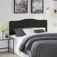 thumbnail image 1 of Cassandra Headboards for Full Size Bed, Upholstered Button Tufted Bed Headboard, 12 Adjustable Positions Full Headboard Only, Wall Mounted Headboard, Bed Backboard Linen Fabric Head Board Black, 1 of 12