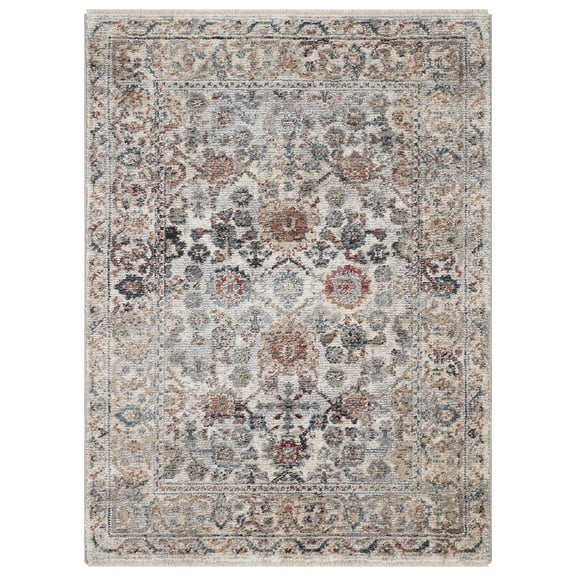 Cassandra Ivory 3 ft. x 5 ft. Traditional Area Rug