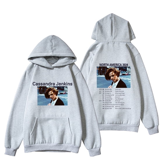 Cassandra Jenkins Tour 2024 Hoodie New Unisex Fashion Casual Long Sleeve Sweatshirt