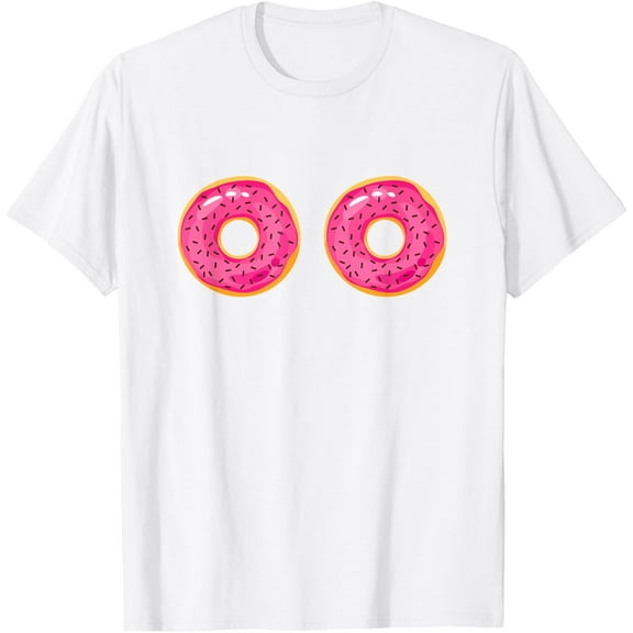 Cassandra Marie DesignFunny Donut Boob T-Shirt