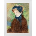 thumbnail image 1 of Cassatt, Mary 19x24 White Modern Wood Framed Museum Art Print Titled - Susan in a Straw Bonnet, 1 of 4