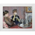 thumbnail image 1 of Cassatt, Mary 32x25 White Modern Wood Framed Museum Art Print Titled - The Tea, 1 of 4
