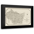 thumbnail image 1 of Cassell 24x19 Black Modern Framed Museum Art Print Titled - Prince Edward County Virginia - Cassell 1864, 1 of 5
