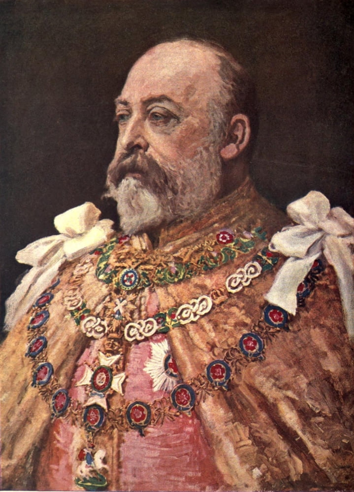 Cassells History of England 1909 Edward VII Canvas Art - William Margetson (24 x 36)
