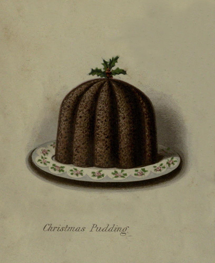 Cassells Household Guide 1869 Christmas Pudding Canvas Art - Unknown (18 x 24)