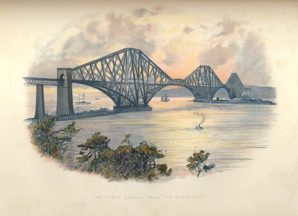 Cassells Illustrated History of England 1907 Fourth Bridge Canvas Art - Charles or L Wilkinson (18 x 24)