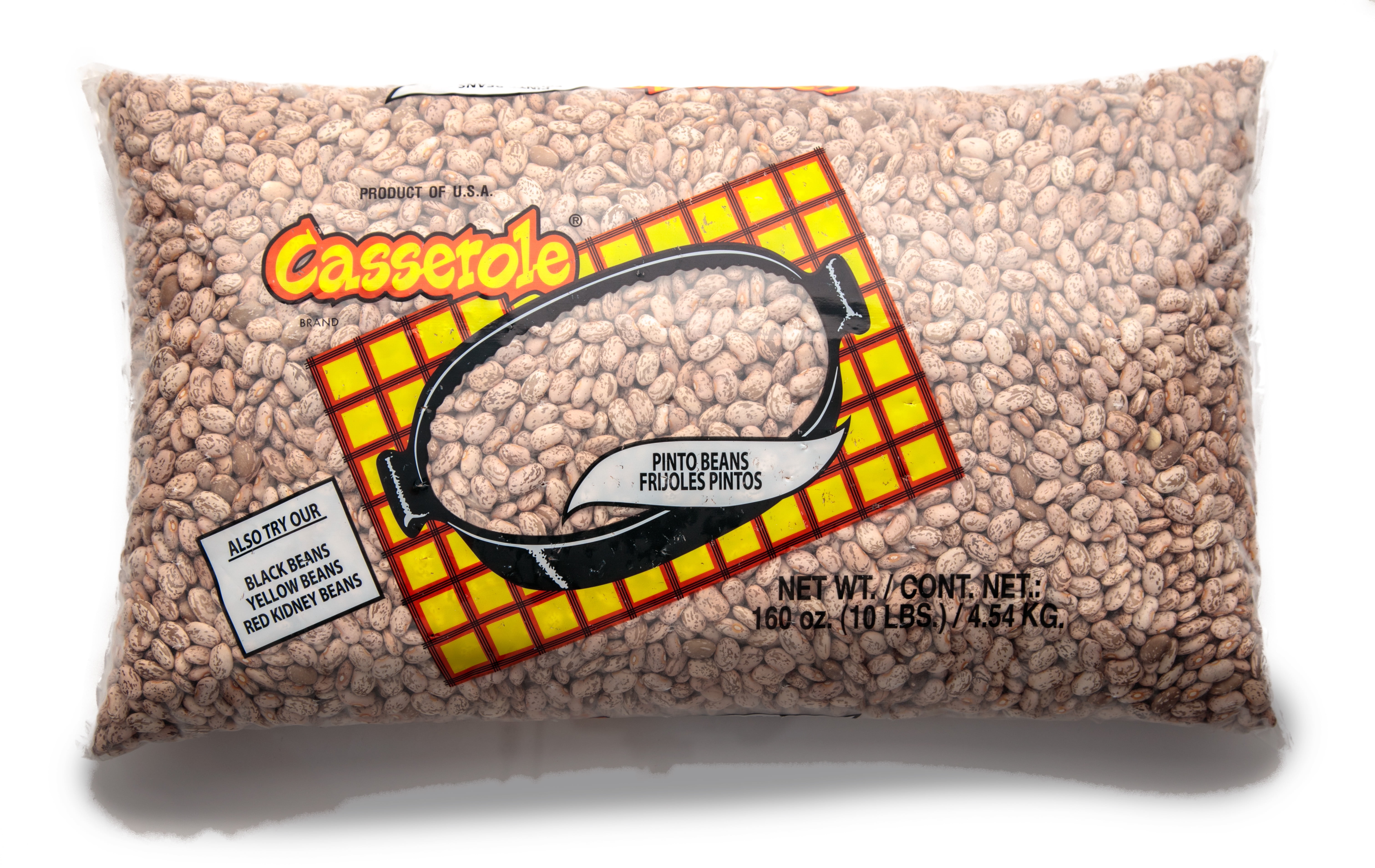 Casserole 10 lb Pinto Beans. Tree Nut-Free and Peanut-Free
