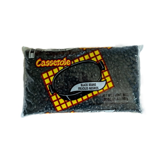 Casserole 2 lb Black Beans. Tree Nut-Free and Peanut-Free