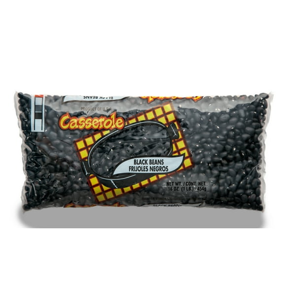 Casserole Black Beans, Frijoles Negros, 1lb Bag