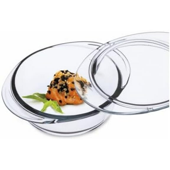 Casserole Dish with Lid, MINI Glass Casserole Dish, Holds 6.4 Oz (0.2 Quarts), Oven to Table Serving Dish, Microwave, Dishwasher, and Oven Safe Cookware$$Home Decor, Kitchen, & Other