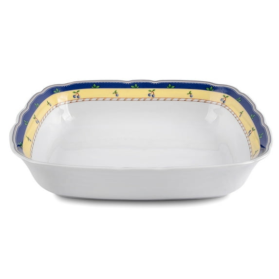 Casserole Dish Vintage Garden Porcelain Table Serving and Deep Baking Dish 11.42 х 11.42" (29 х 29 cm) Lasagna Dish