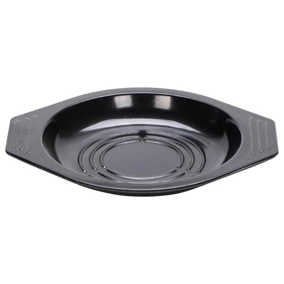 Casserole Pad, Stone Pot Insulated Tray, Multi-size Black Plastic Pot Base Serving Tray, Anti-Scald Hot Pan Holder Mat for Table Protection, Restaurant & Home, Kitchen Cookware Accessory,8.4*5.9inch