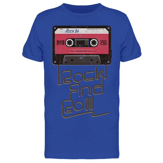 Cassette Audio Music T-Shirt Men -Image by Shutterstock, Male Medium