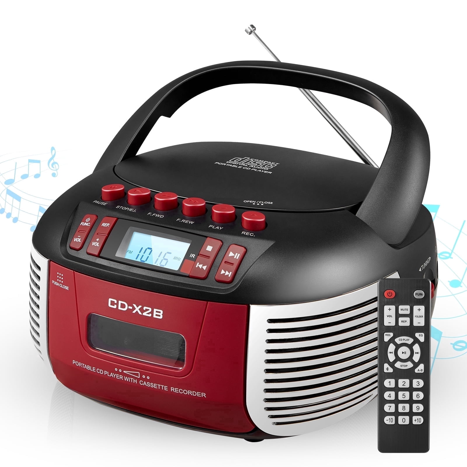 Aiwa Portable Boombox with 7