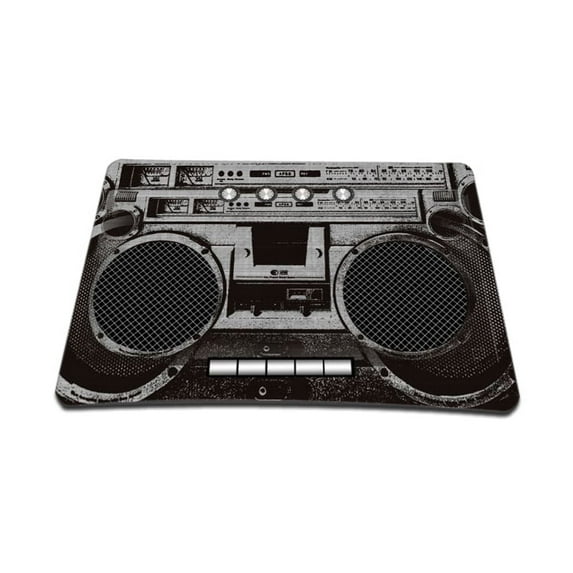 Cassette Player Design Colored 1 X Standard 7 x 9 Rectangle Non - Slip Rubber Mouse Pad