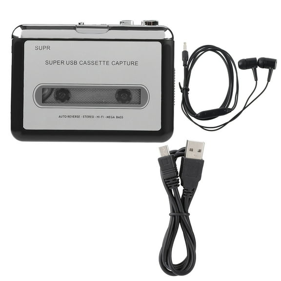 Cassette Recorder to MP3 Converter - Digital Audio Music Player for Tape to PC Conversion