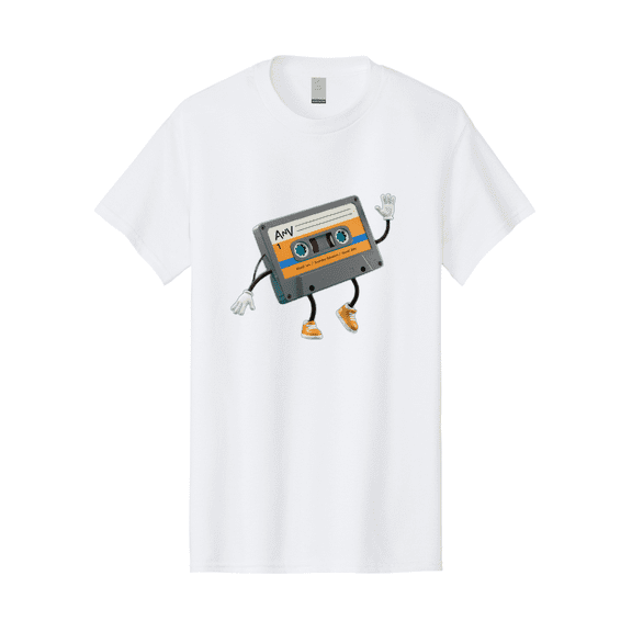 Cassette-Tape-1 Mens Graphic Tee, 100% Cotton, Casual Summer Wear BAA259