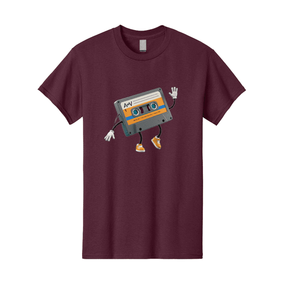 Cassette-Tape-1 Mens Graphic Tee, 100% Cotton, Casual Summer Wear BAA259