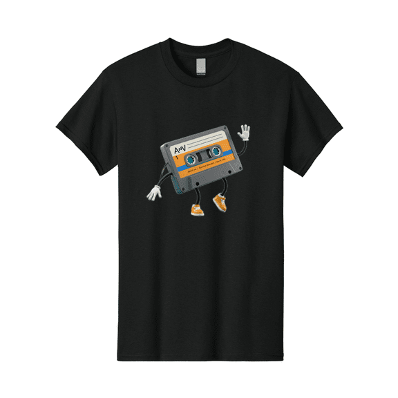 Cassette-Tape-1 Mens Graphic Tee, 100% Cotton, Casual Summer Wear BAA259