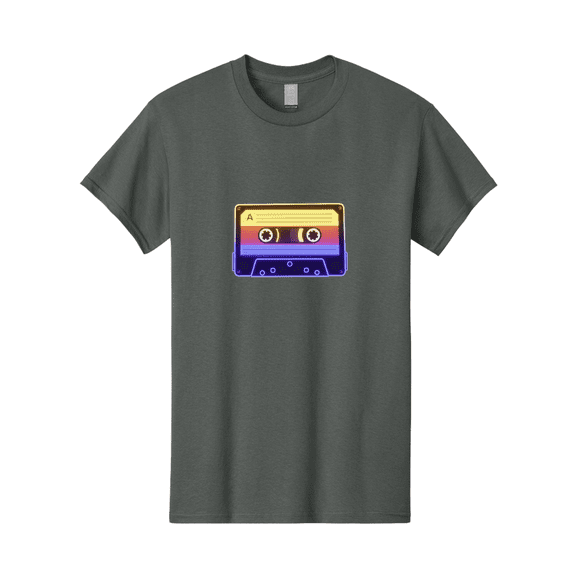 Cassette-Tape-A-1 Mens Graphic Tee, 100% Cotton, Casual Summer Wear BAA265