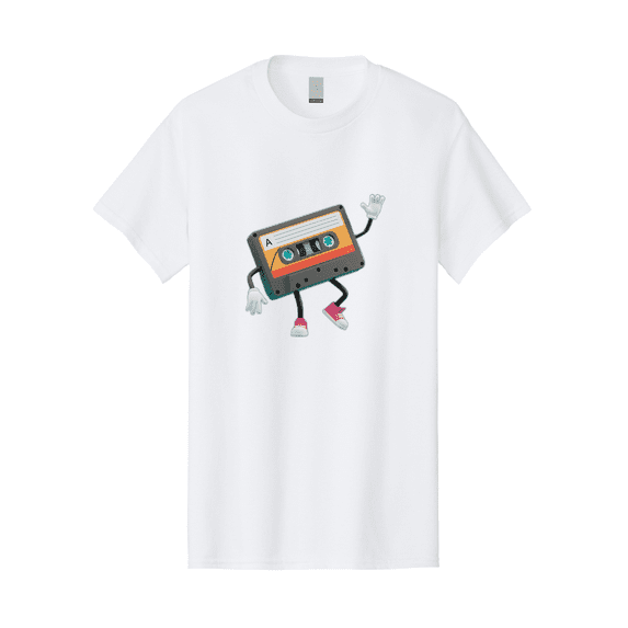 Cassette-Tape-A Mens Graphic Tee, 100% Cotton, Casual Summer Wear BAA271