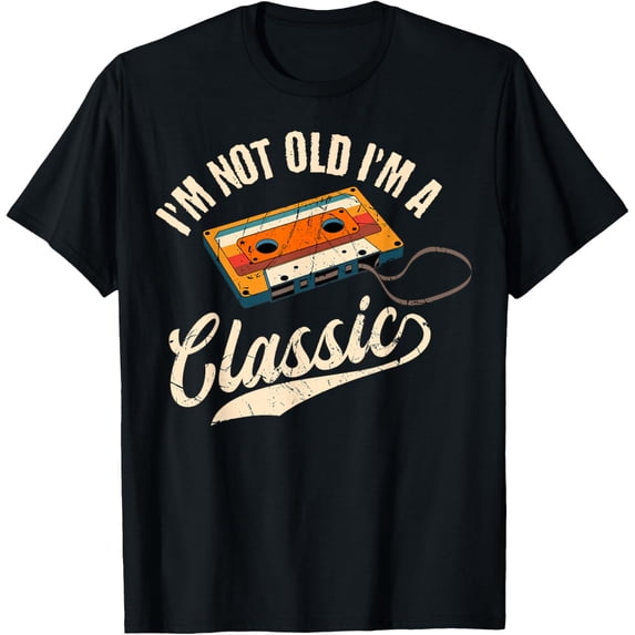 Cassette Tape Classic Retro Vintage 70's 80's 90's Music T-Shirt