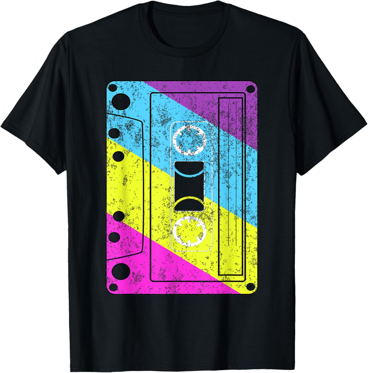 T-shirt Vintage Logo VHS Années 90 - Neuf Avec étiquettes, Unisexe, Coton, Gildan
