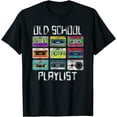 thumbnail image 1 of Cassette Tape Music T-Shirt Retro 80s Old School Playlist T-Shirt Black X-Large, 1 of 4