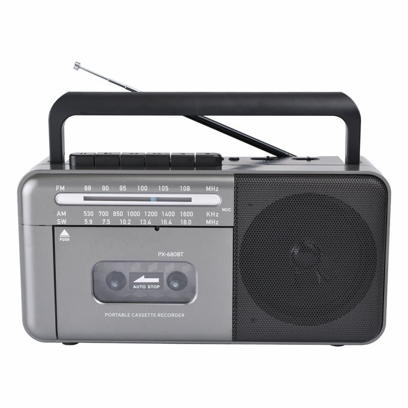 Cassette Tape Player Bluetooth Boombox, Cassette Player AM/FM/SW Radio ...