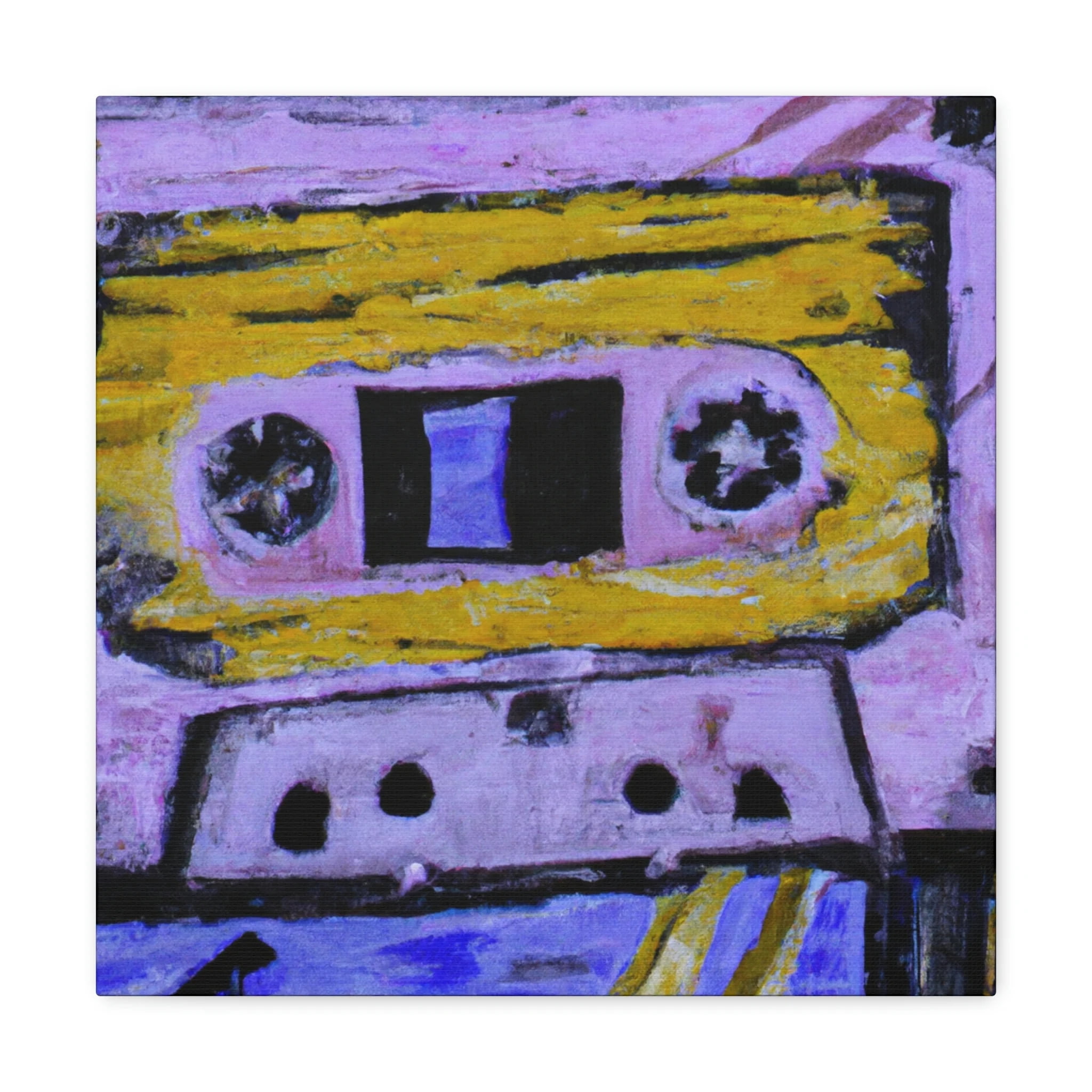 Cassette Tape Reflection - Canvas