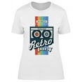 thumbnail image 1 of Cassette Tape Retro Party Design T-Shirt Women -Image by Shutterstock, Female 3X-Large, 1 of 2