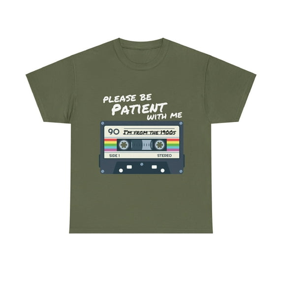 Cassette Tape Retro Shirt, Please Be Patient With Me I'm From the 1900s