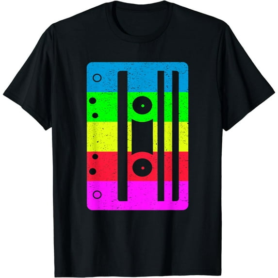 Cassette Tape Shirt For 80s 90s Lovers Vintage Costume T-Shirt