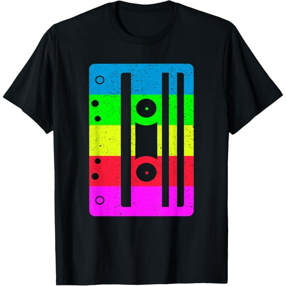 Cassette Tape Shirt For 80s 90s Lovers Vintage Costume T-Shirt