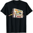 thumbnail image 1 of Cassette Tape Vintage Pencil 70s 80s 90s Classic Music T-Shirt, 1 of 4