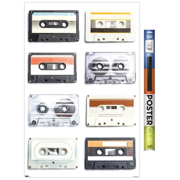 Cassettes Wall Poster, 22.375" x 34"