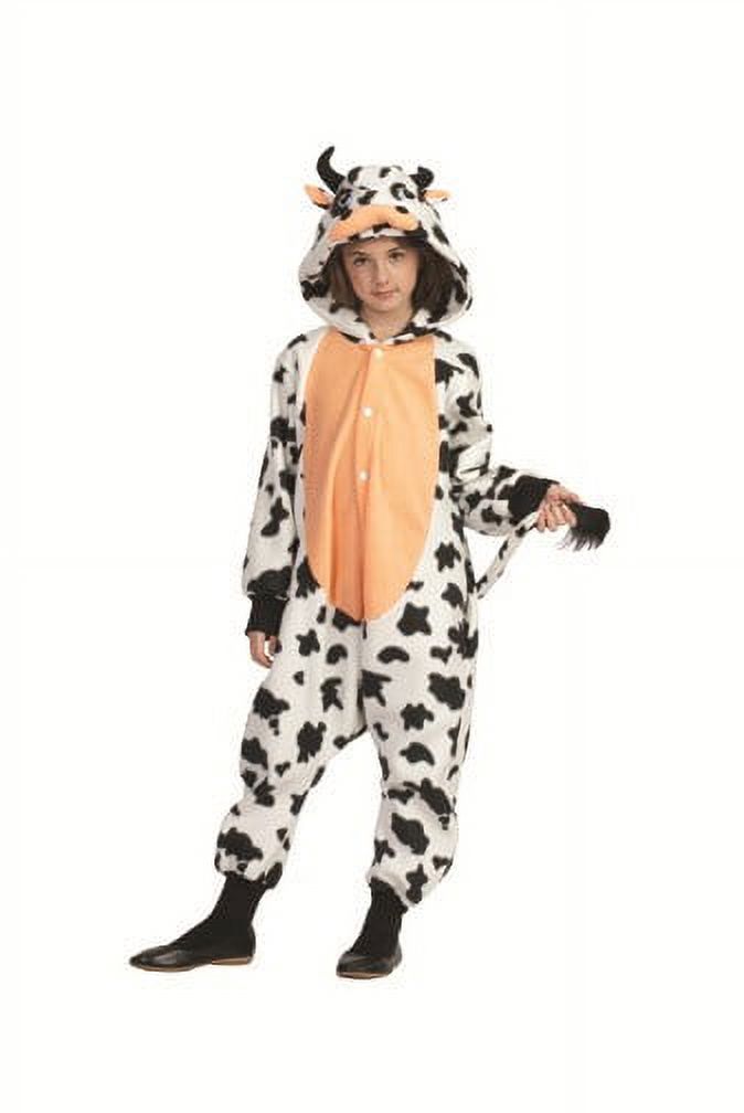 RG Costumes 'Funsies' Lux The Leopard Hooded Jumpsuit - Child Size 4-6, Polar Fleece Animal Costume