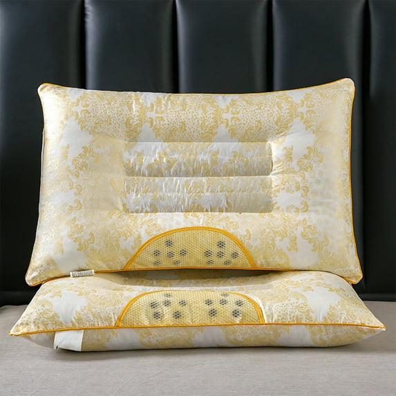 Cassia Seed Pillow Core Cervical Support Sleep Aid Home Pillow No Deformation Firm Low Pillow Bedroom Essential Sleep Product