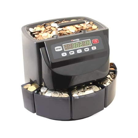 Cassida C200 CAD Coin Sorter, Wrapper, and Counter