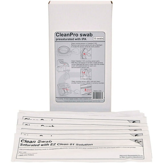 Cassida CleanBill Pro Cleaning Swabs 15/Pack A-CP-SW