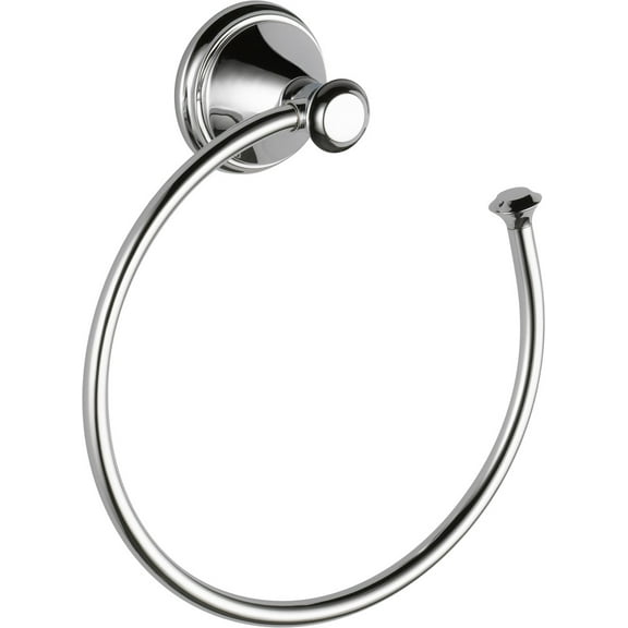 Cassidy Open Towel Ring in Chrome