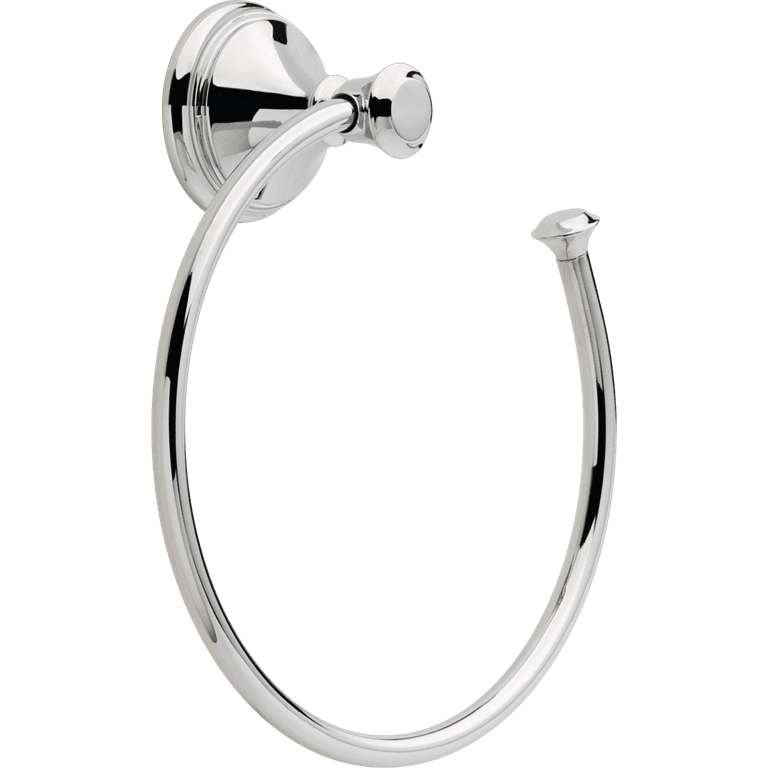 Cassidy Open Towel Ring in Chrome