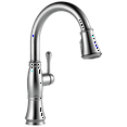 thumbnail image 1 of Cassidy Single Handle Pull-Down Kitchen Faucet with ShieldSprayÂ® Technology in Arctic Stainless 9197-AR-DST, 1 of 2