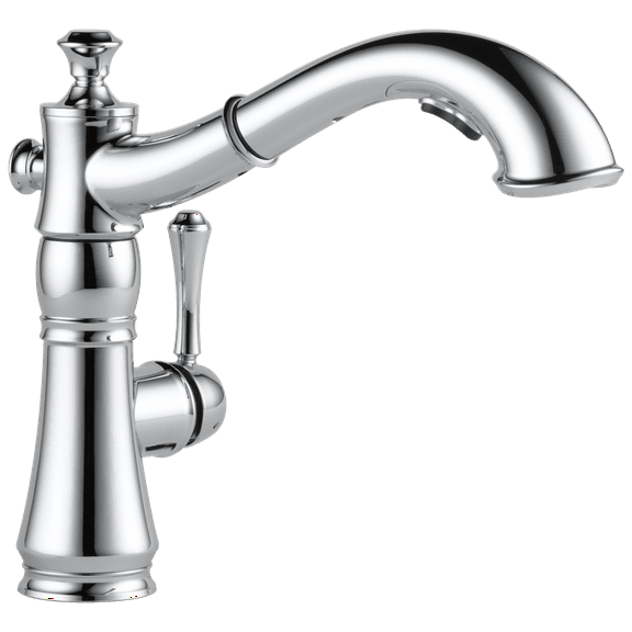 Cassidy Single Handle Pull-Out Kitchen Faucet in Chrome 4197-DST