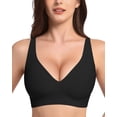 thumbnail image 1 of Cassie Liz Deep V Bras for Women No Underwire Jelly Wireless Push Up Bra Comfortable Bralette Seamless T-Shirt Bras, 1 of 6
