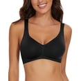 thumbnail image 1 of Cassie Liz Smoothing Wireless Bras for Women Comfort Seamless Bra Full Coverage Push Up Bra Adjustable Padded Bra, 1 of 7
