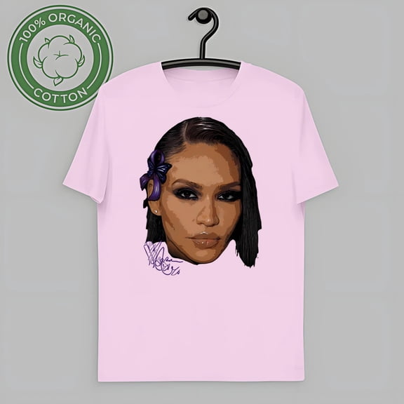 Cassie Ventura T-Shirt Proud Strong Survivor Purple Ribbon DV Awareness Tee-TH54951