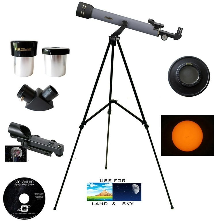 Telescope for land and sky viewing sales