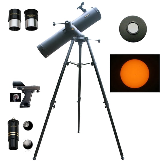 Cassini 900mm x 135mm Astronomical Telescope with Tracker Mount & Solar Filter Cap